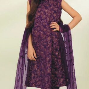 2 Piece Embroidered Linen Suit