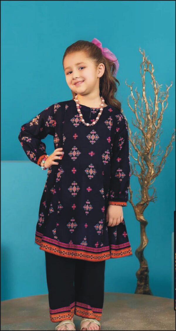 2 Piece Embroidered Linen Suit
